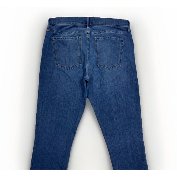 Gap Jeans Womens 30 True Skinny Mid Rise Blue Denim Stretch Measures 30 x 27.5 - Picture 7 of 9